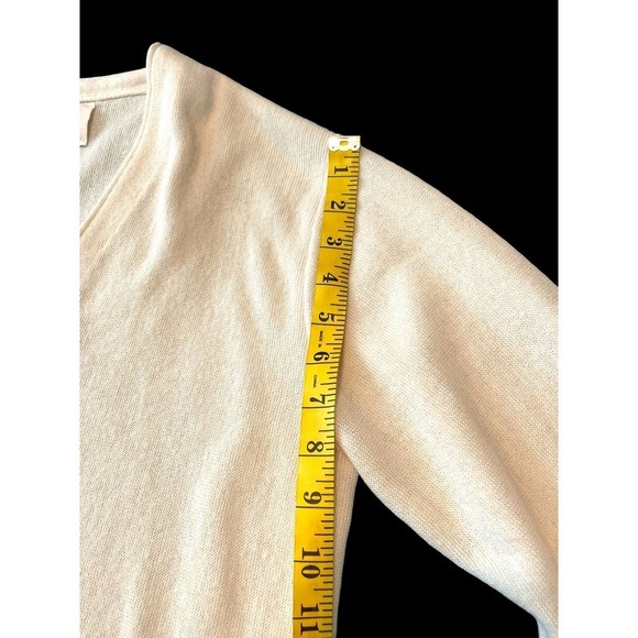 VTG Jantzen 60's Knit Wool Blend Cardigan Sweater USA Unisex Cream White M - Picture 10 of 11